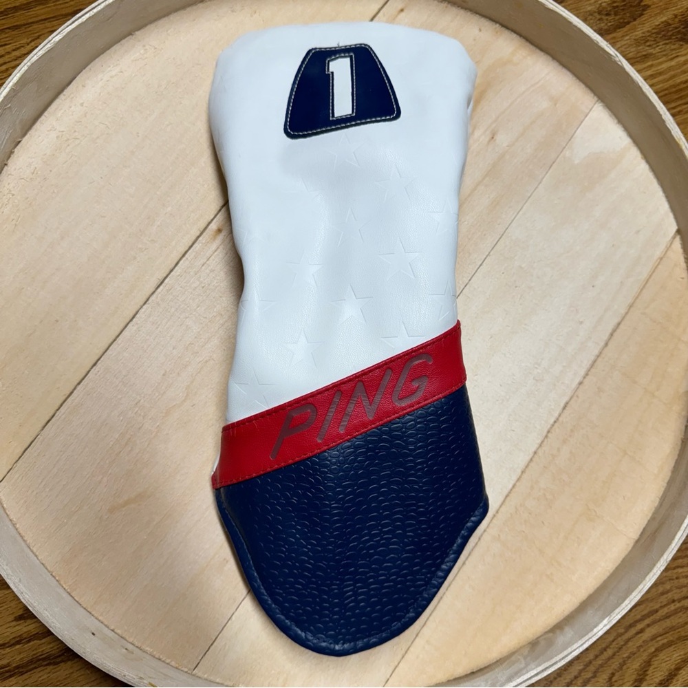 Ping Red, White, and Blue Driver Headcover
